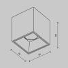Потолочный светильник Technical Alfa LED C064CL-5W4K-SQ-B фото 11
