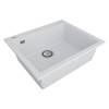 Мойка кухонная Paulmark Decoration 60 PM936051-WH Белый, 60x51 фото 2