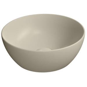 Раковина GSI Pura 885408 32 см, бежевая матовая