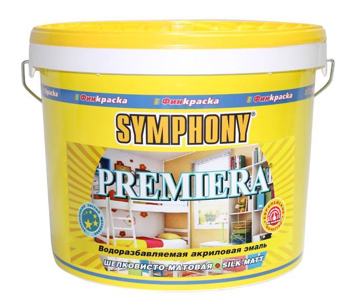 Эмаль Symphony Premiera база A полуглянцевый 9 л