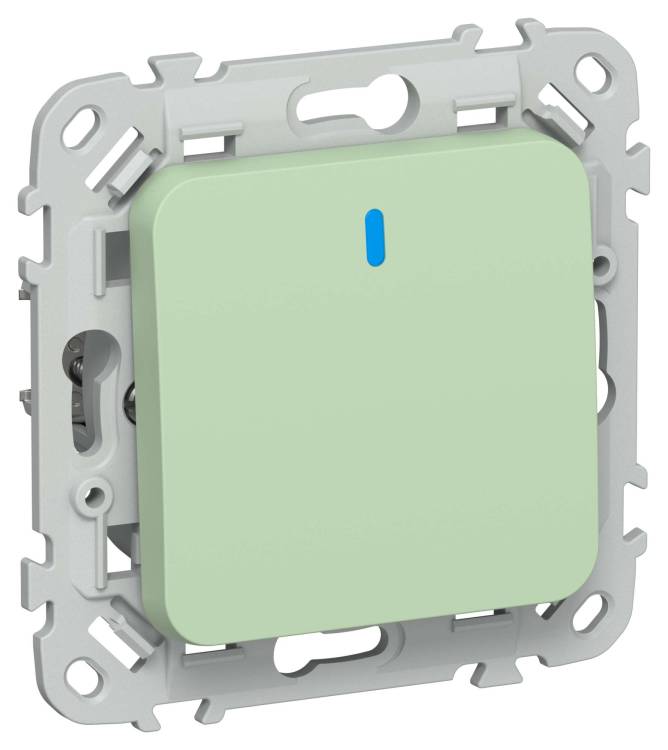 Выключатель 1-клавишный IEK Flite FI-V14-1-10-1-K93 фисташковый