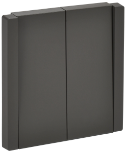 Выключатель 2-клавишный IEK Forte&Piano FP-V20-0-10-1-K03 серый