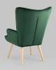 Кресло Stool Group Хью QH-8901K HLR-57 темно-зеленый, велюр фото 8