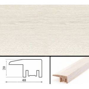 Порог завершающий Tarkett OAK WHITE EP (Дуб Белый ЕР) 1000x40x20