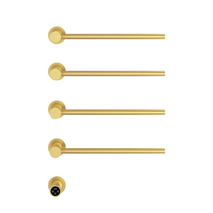 Полотенцесушитель электрический Vincea VTD-2H1BG таймер, брашированное золото