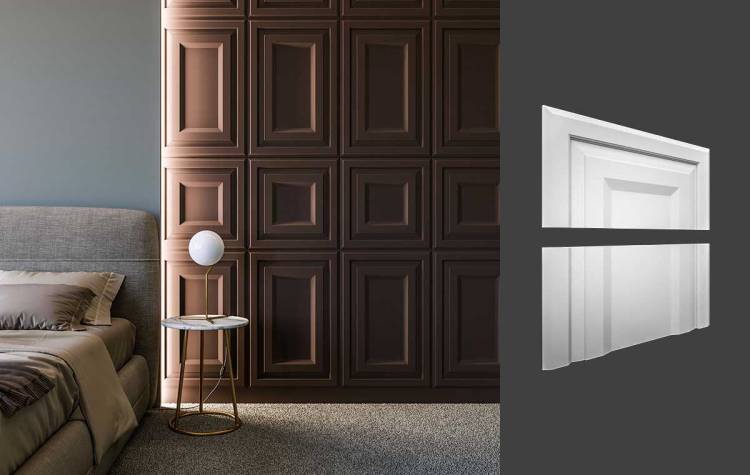 Гипсовая панель Deco Line F02 A 60x2x30