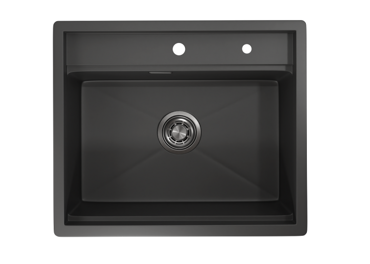 Мойка кухонная Granula Kitchen Space KS-6051 черный матовый
