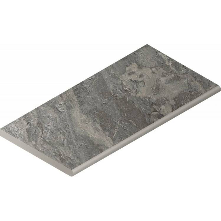 Бордюр Italon Шарм Делюкс X2 620090000717 Бортик Гриджио Оробико Закругленный 30x60