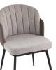 Стул Stool Group Пенелопа FDC8054O BEL-14+270-23 рогожка серый с серой экокожей фото 13