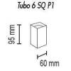 Потолочный светильник TopDecor Tubo6 SQ P1 18 фото 2