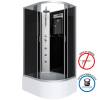 Душевая кабина Niagara Classic NG-2510-14LBKTG (1200x800x2100-2400) с высоким поддоном (40см) фото 2