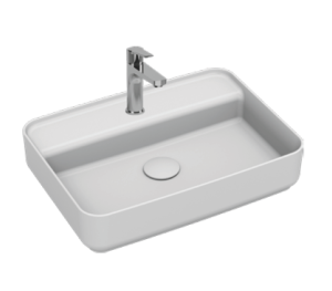Раковина Isvea Infinity 55 10NF66055SV белая, 55x40