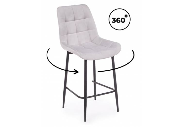 Полубарный стул Notta Челси 632545 Светло-серый (zd 960)