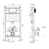 Система инсталляции для унитазов AQUAme AQM4002 фото 2