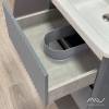 Тумба с раковиной Alavann Wave 60 голубой деним фото 4