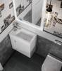 Тумба с раковиной Kerama Marazzi Lato белая глянцевая, 50 см, раковина LA.wb.50 фото 4