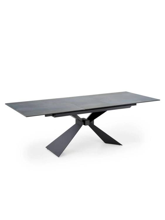 Стол обеденный Halmar Luciano 180 V-CH-LUCIANO-ST-NIEBIESKI синий мрамор/черный