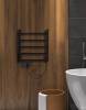 Полотенцесушитель электрический Indigo Roof Lux LCRLE60-50BRRt черный муар фото 2