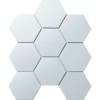 Мозаика Starmosaic Hex+Octagon+Triangolo SBH1005 Hexagon Big White Matt 25.6x29.5