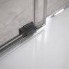 Душевой уголок Radaway Idea KDJ 100х75 см правый, стекло прозрачное, профиль черный фото 6