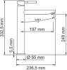 Смеситель для раковины Wasserkraft Main 4103H фото 3