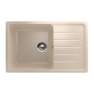 Мойка кухонная Uperwood Simple (Симпл) UPD-302-328 бежевая, 75x50