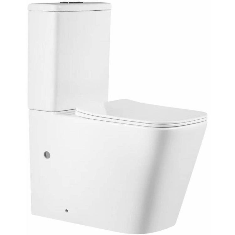 Унитаз-компакт BOND F04 F04-00 безободковый, с крышкой-сиденьем микролифт