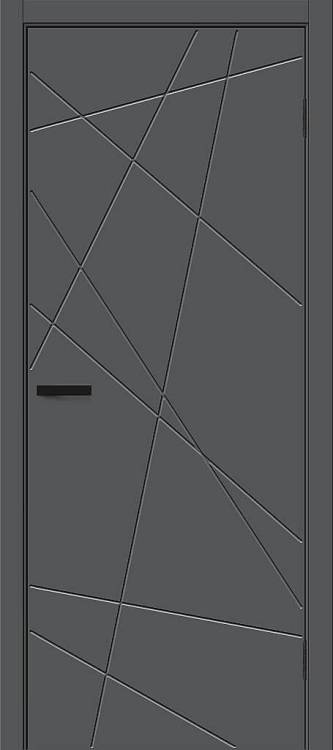 Межкомнатная дверь Bravo Граффити-5.Д.П полотно Stormy Silk 900x2000