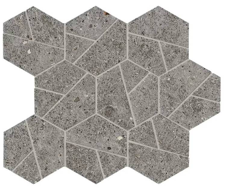 Мозаика Atlas Concorde Boost Stone A7C0 Smoke Mosaico Hex 25x28.5