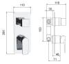 Смеситель для душа Remer Dream D94 хром фото 2