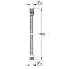 Душевой шланг Grohe Rotaflex Movario 28025001 фото 2