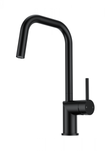 Смеситель для кухни Wonzon & Woghand WW-6018-MB с выдвижным изливом, черный