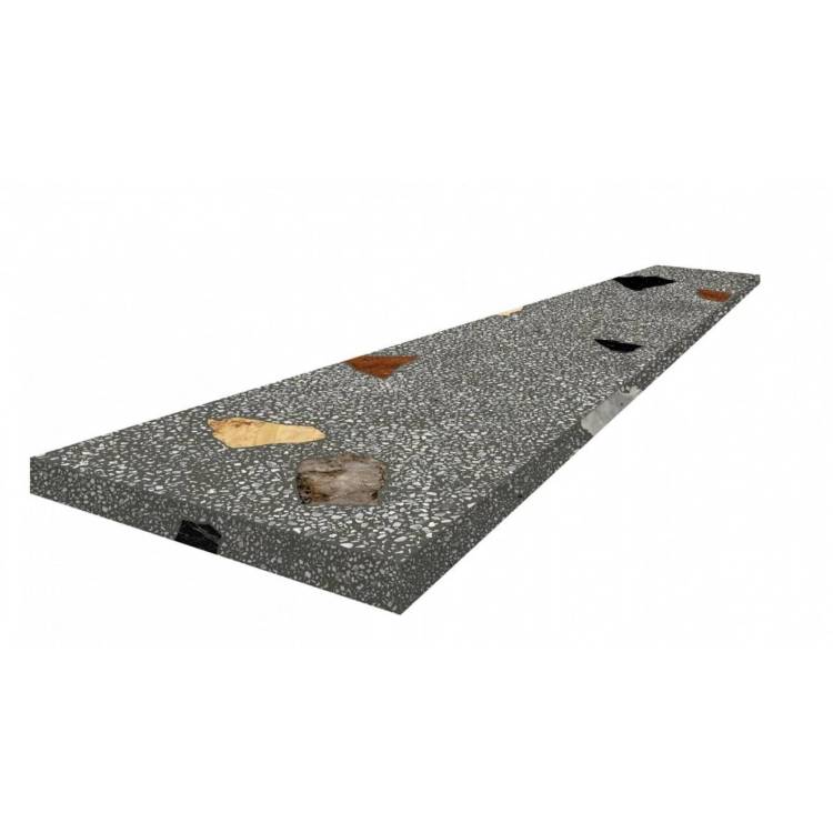 Ступень ColiseumGres Палладио 620070002374 Блэк Угловая Левая 33x120