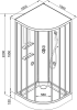 Душевая кабина AvaCan EM1510NGM с гидромассажем, 100x100x210 фото 13