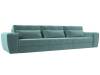 Прямой диван Лига Диванов Лига-008 Long 119000 бирюзовый