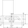 Скрытая петля Morelli HH-16 SC матовый хром, врезная, регулируемая фото 3