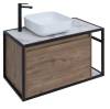 Тумба под раковину Aquanet Nova Lite Loft 90 261660 дуб рустикальный фото 8