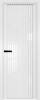 Межкомнатная дверь Profil Doors 3 AGP цвет профиля Вайт, стекло безопасное 6 мм белый триплекс 700x2000