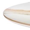 Стол Bradex Home Aura RF 0807 керамогранит Calacatte gold (глянец), белый 110x110x75 фото 3