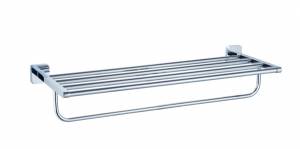 Полотенцедержатель Wonzon & Woghand WW-6681 с полкой, хром