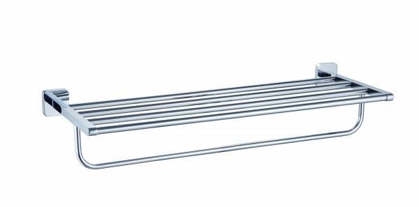 Полотенцедержатель Wonzon & Woghand WW-6681 с полкой, хром