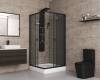 Душевой уголок Niagara Eco NG-010-14QT 1000х1000х1950, низкий поддон, стекло тонированное фото 2