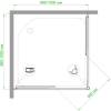 Душевой уголок Royal Bath HPD RB100HPD-C-BL 100x100 фото 4