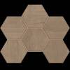 Мозаика Estima Classic Wood 39896 Mosaic/CW03_NR/25x28,5/Hexagon Rusty Beige 25x28.5