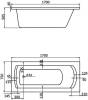 Акриловая ванна Santek Монако XL 170х75 фото 3