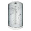 Душевая кабина Niagara Luxe NG-7702M 1000x1000х2100  низкий поддон 15см стенки МРАМОР 3 места