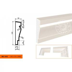 Молдинг LepninaPlast МВ-145/2 200x3.5x14.5