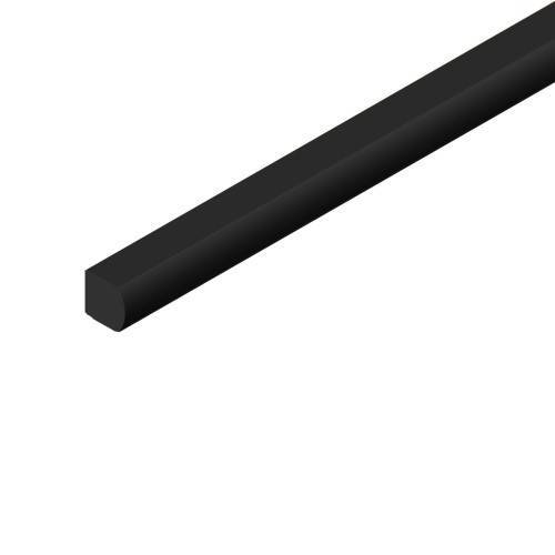 Молдинг Hiwood D15V2 BK 270x1.5x1.5