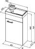 Мебель для ванной Aquanet Нота 40 L, Moduо фото 10