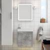 Мебель для ванной Art&Max Family R, 50, подвесная, Cemento Veneto